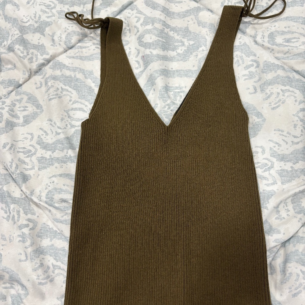 Olive green Express top